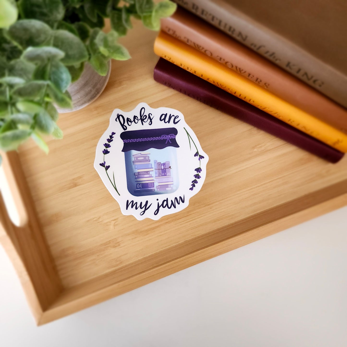 Books Are My Jam Sticker