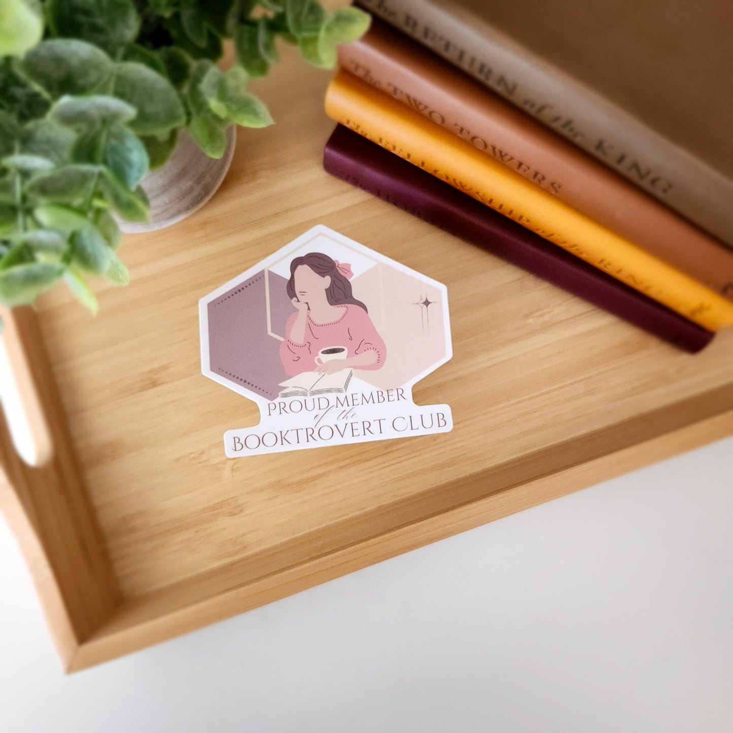 Booktrovert Sticker