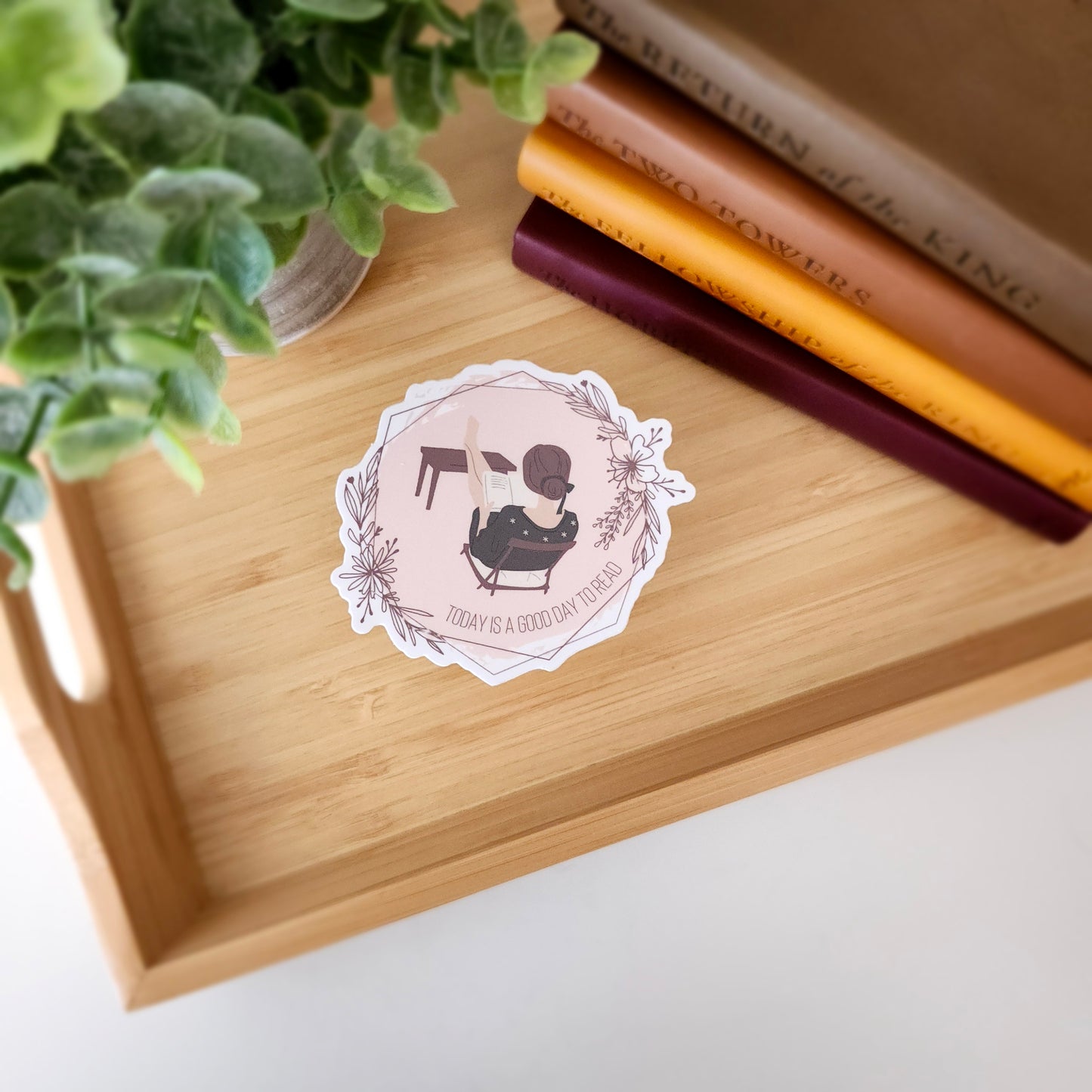 Good Day to Read Sticker