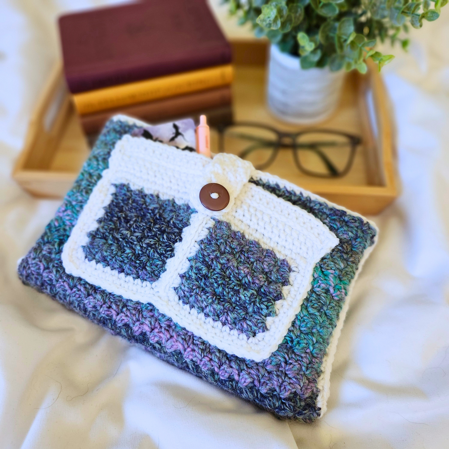 Moody Purple Book Sleeve and Matching Kobo/Kindle Cover