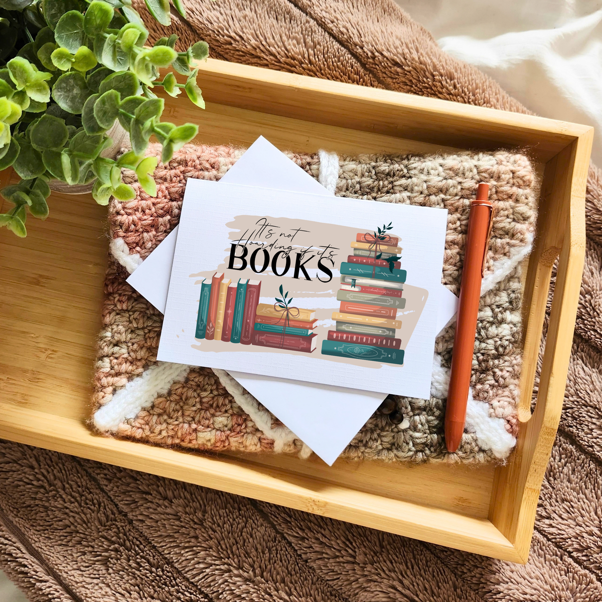 Hoarding Books Card