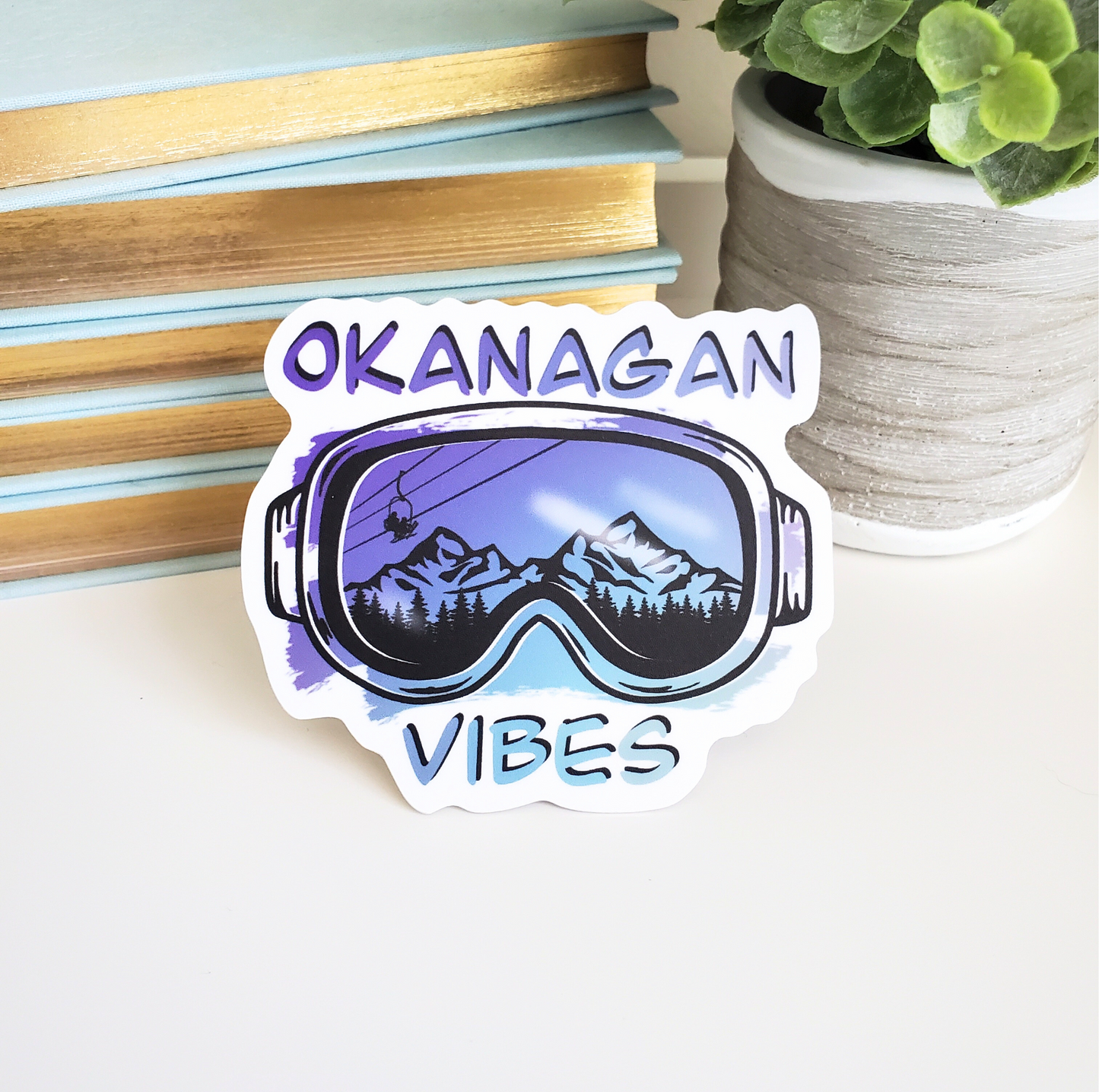 Okanagan Goggles Sticker