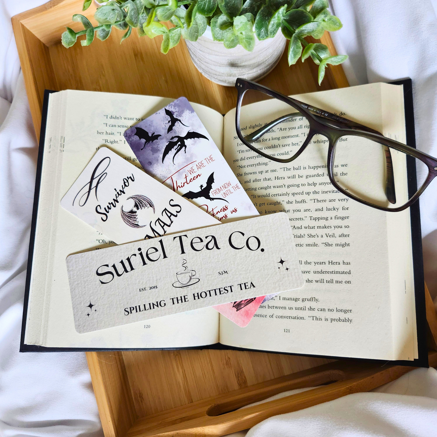 Suriel Tea Co Bookmark