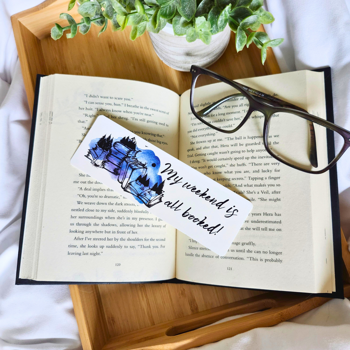 Weekend Booked Bookmark