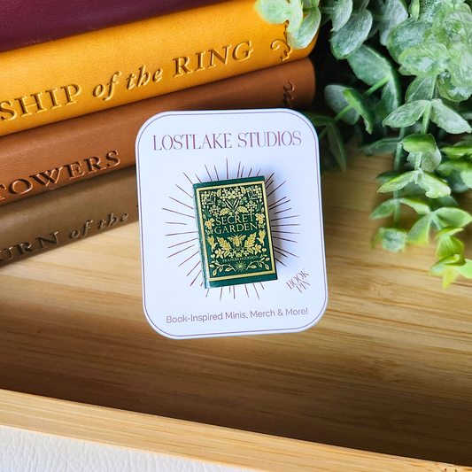 Secret Garden Book Pin