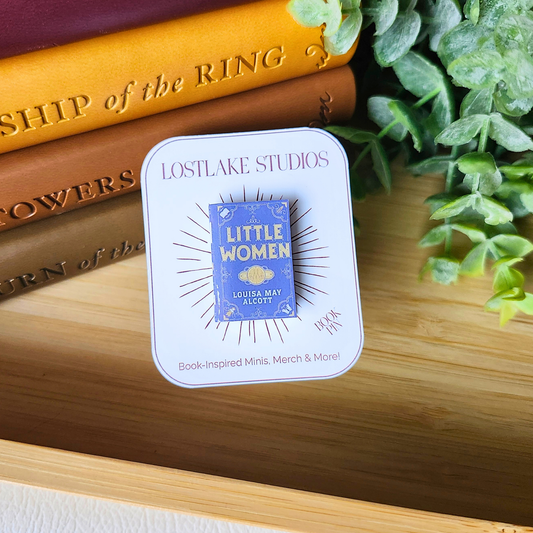 Little Women Book Pin