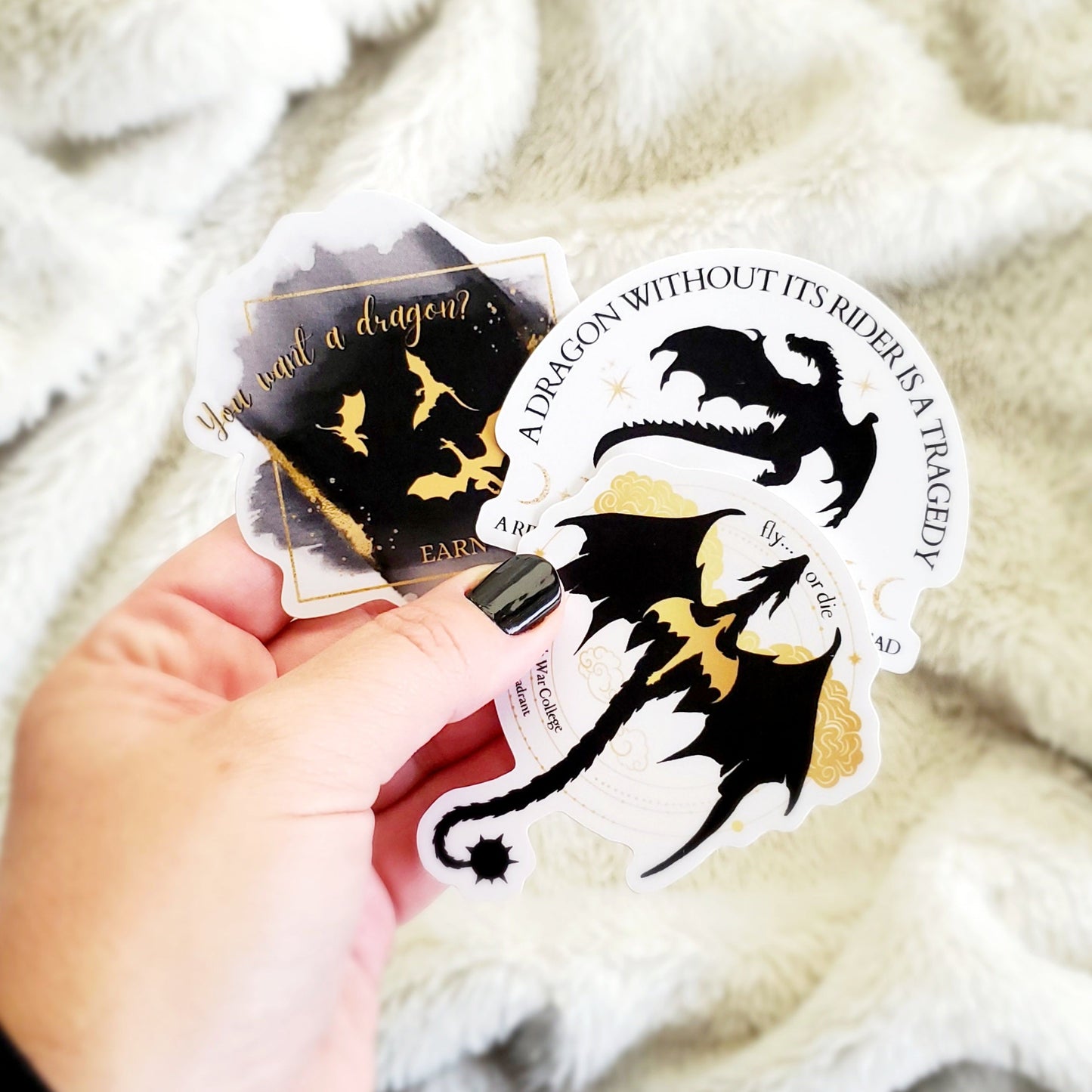 Dragon and Rider Sticker