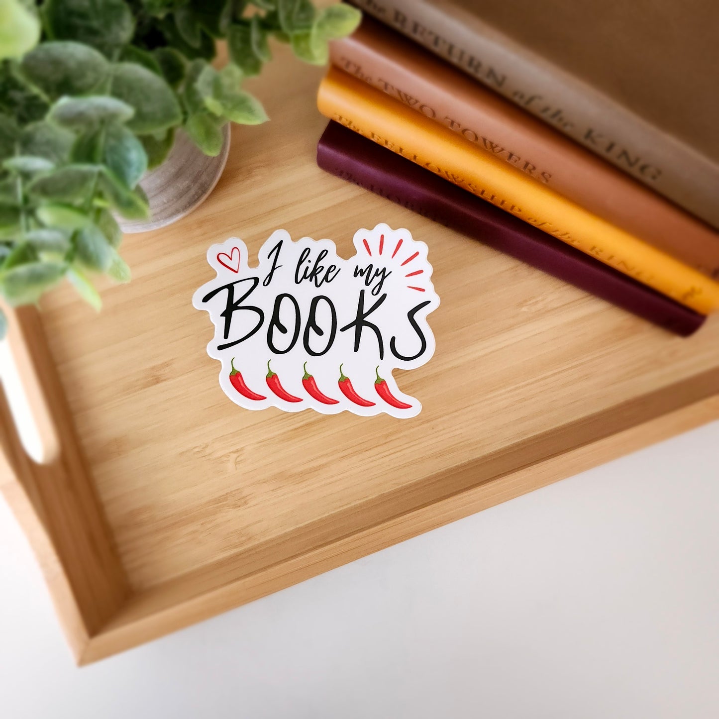 Spicy Books Sticker