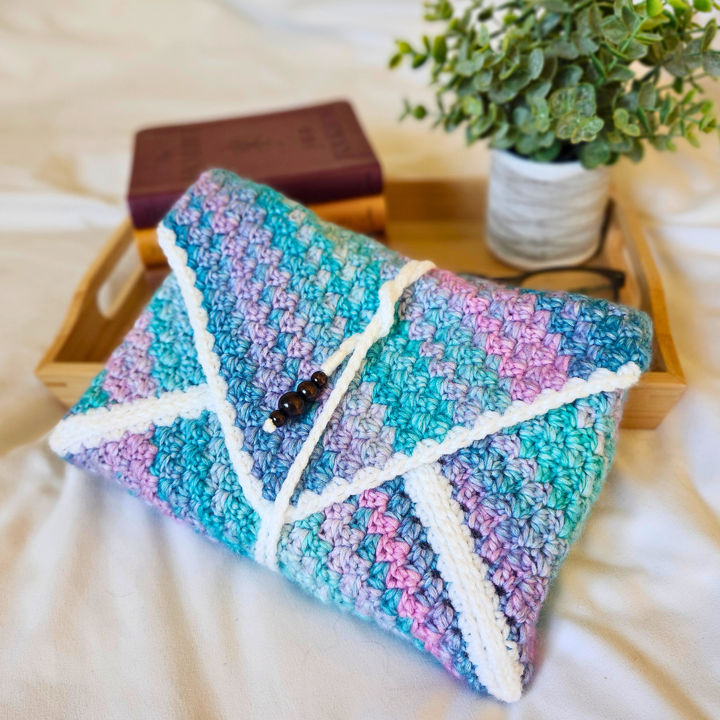 Mermaids Tail Wrap Book Sleeve