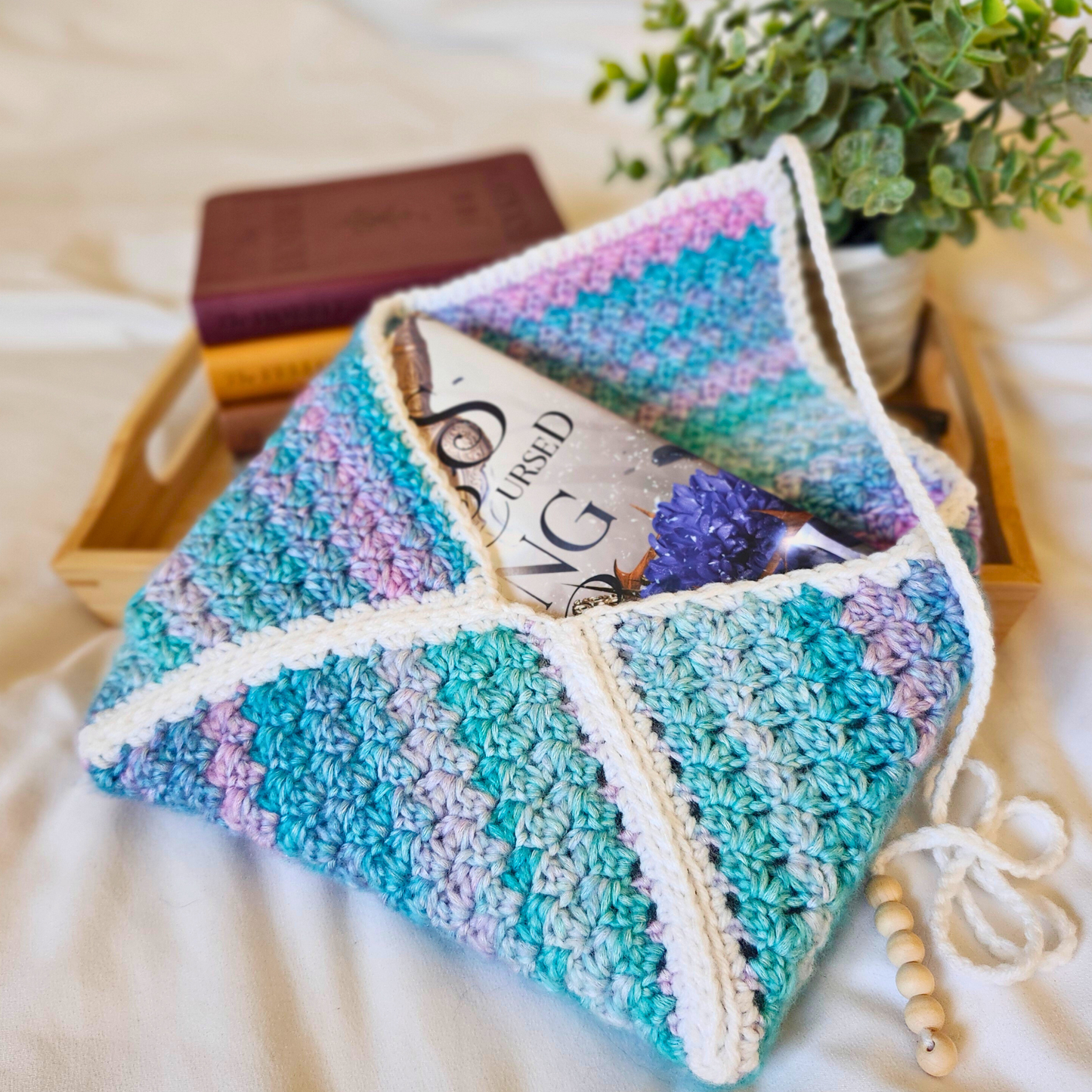 Mermaids Tail Wrap Book Sleeve