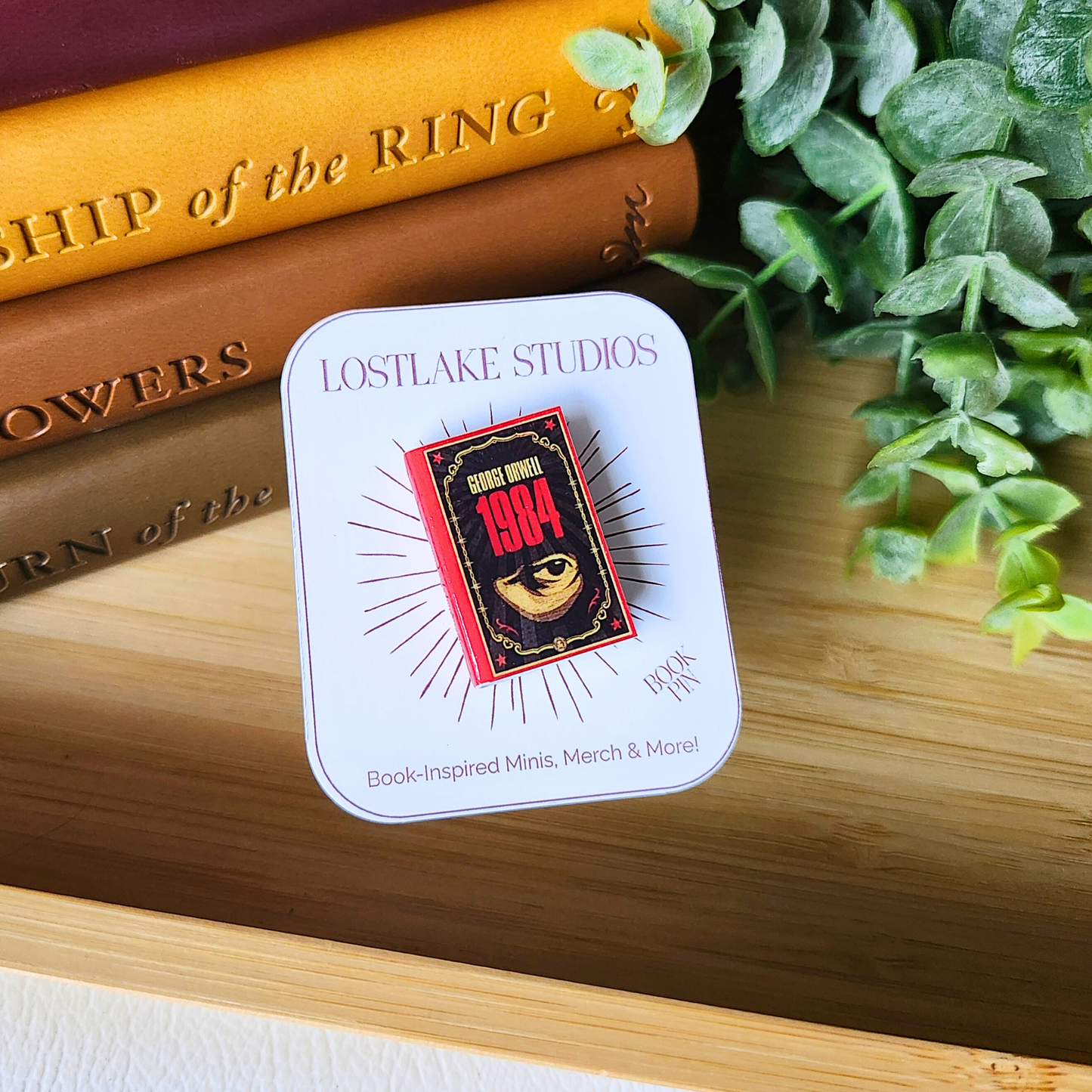 1984 Book Pin
