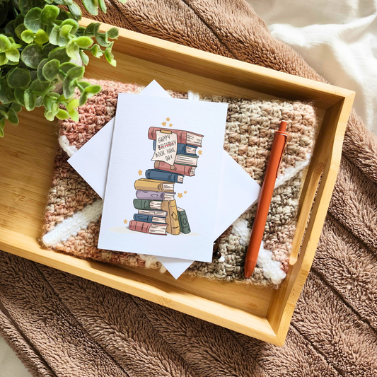 Book Haul Birthday Card