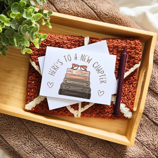 Here's To A New Chapter (Fall Edition) Greeting Card