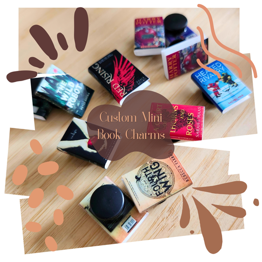 Custom Mini Book Charms