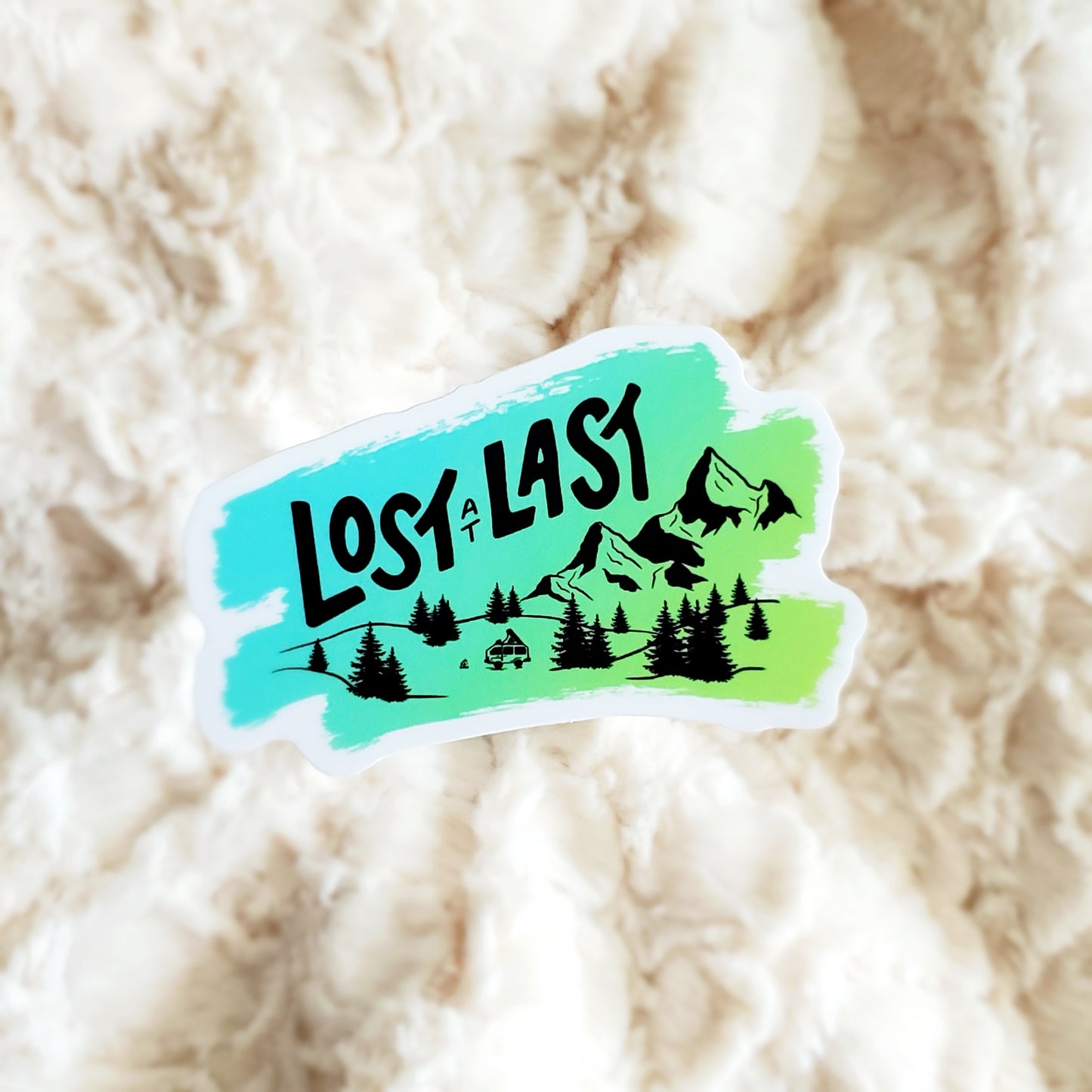 Lost at Last Sticker