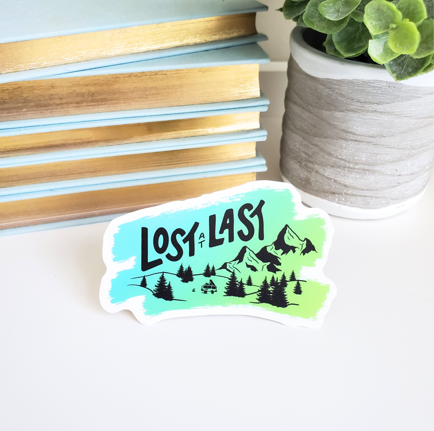 Lost at Last Sticker