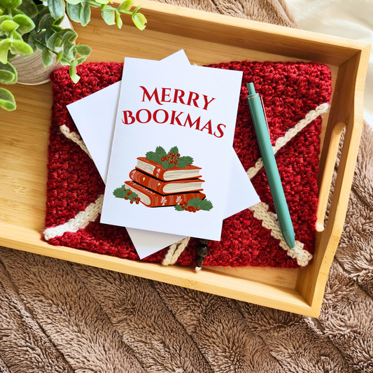 Merry Bookmas Christmas Card