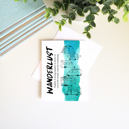 Wanderlust Greeting Card