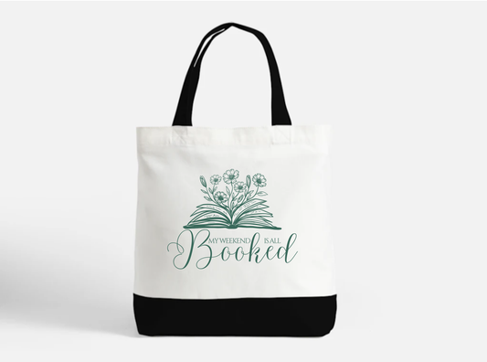 Weekend Booked Cotton Tote